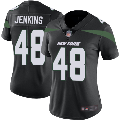 New York Jets Limited Black Women Jordan Jenkins Alternate Jersey NFL Football #48 Vapor Untouchable